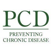 Preventing Chronic Disease (PCD) is a peer-reviewed electronic journal established by CDC's National Center for Chronic Disease Prevention and Health Promotion.