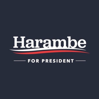 He is the voice of a generation. The leader of a movement for change. He died for our sins; now, let him live to serve. #votesoutforharambe