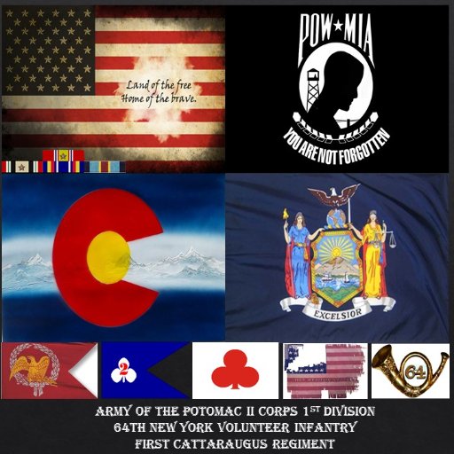 Student of Life|Historian-64th NYVI:The Cattaraugus Regt,AOP1862-1865|Veteran:USMC 3rdMarDiv 84-88/CO-ARNG:OIF 06-07|Coffee drinker|Sheepdog|Emergency Manager