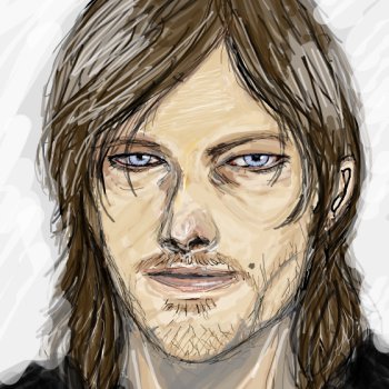 落書きとノーマン・リーダス好きの日本人。腐ネタ・BLは苦手です。///I'm Japanese https://t.co/KKWoMX1d5f drawing and NORMAN REEDUS(@wwwbigbaldhead 2012/Oct/25)　:Ｄ