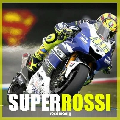 Gran admirador de el mejor piloto de todos los tiempos VALENTINO ROSSI .VR46. Y ahora más que nunca.