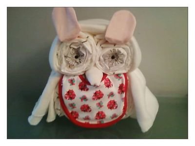 Nappy cakes made to order for Boy, Girl or Neutral if it's kept a surprise! 
Perfect gift for a New Arrival, Baby Shower, can even be given as Christening Gift