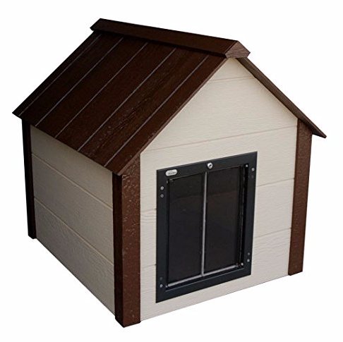 Climate Master Plus Insulated Dog House w Door
-- by Northland Pet Supply