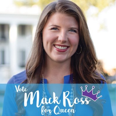 Vote Mackenzie Ross for UA Homecoming Queen through myBama on Tuesday, September 27 between 7 a.m. - 7 p.m. #MackRoss4Queen