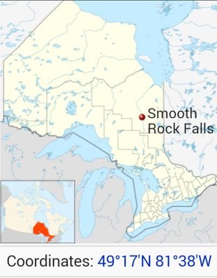 Discover beautiful Smooth Rock Falls in North East Ontario.