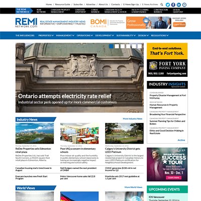 REMI is a leading news and information network servicing the real estate management industry.