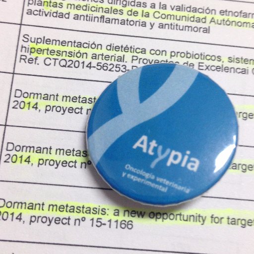 Consultoría de oncología veterinaria y comparada. Diagnóstico citológico y citometría de flujo.
https://t.co/MpicUxTS8I