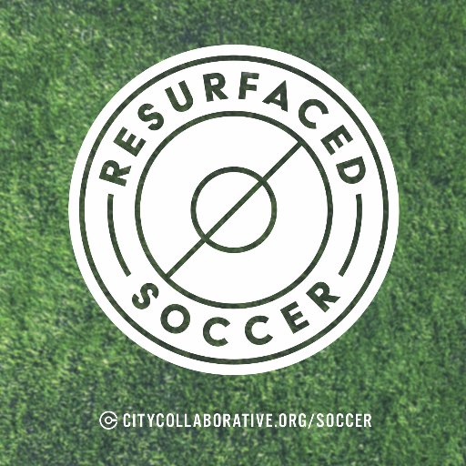 A @citycollab project. Bringing the community together with soccer. #ReSurfacedFC
