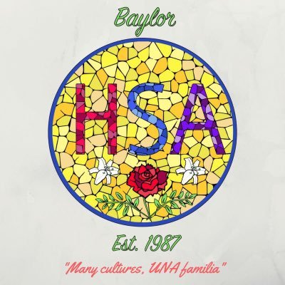 Founded in 1987, Baylor's Hispanic Student Association values Diversity, Harmony, Scholarship, and Development. Many cultures, una familia.