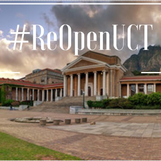 #ReOpenUCT is a movement which aims to garner support to keep the varsity open in spite of disruptions. Lower fees does not have to mean no University.