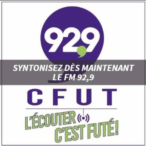 92.9 CFUT (ex-Radio Shawinigan) | Nous vous informons de tout de qui se passe à #Shawinigan et dans les environs | De l'info pour nous? : nouvelles@929cfut.com