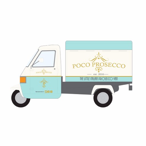 The ‘Little Italian Prosecco Van’ 🍾🥂🍋Contact us: info@pocoprosecco.co.uk