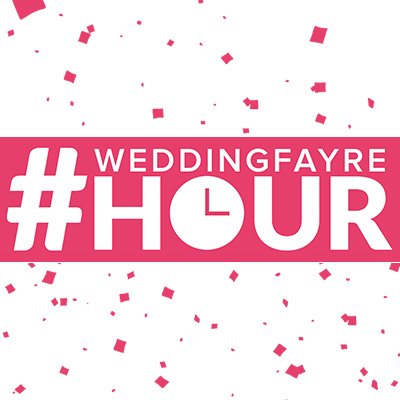 The original #WeddingFayreHour to Promote Your #WeddingFayre! Every #WeddingWednesday 3-4pm. Hosted by @Weddingfayre_ 🎀