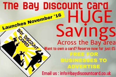 The discount card for the people of Morecambe bay. Here to give local people a great deal. Help support local businesses and keep trade local