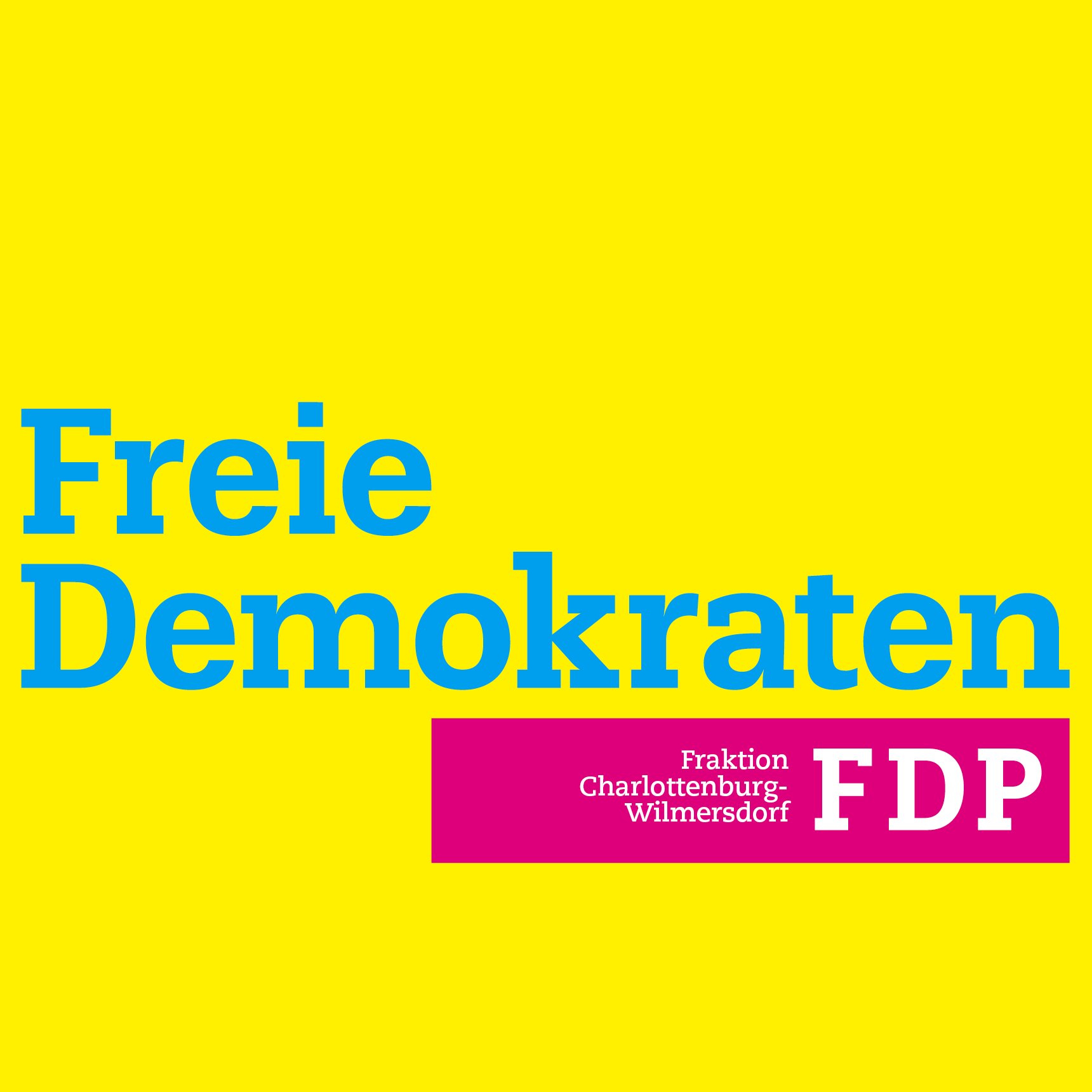 Wir sind die Fraktion der @fdp in der Bezirksverordnetenversammlung #Charlottenburg-#Wilmersdorf. #bvvcw