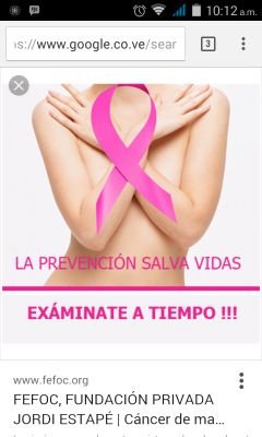 Promotora de Lactancia Materna y Venezolana, en pro de la prevención del cáncer de mama.