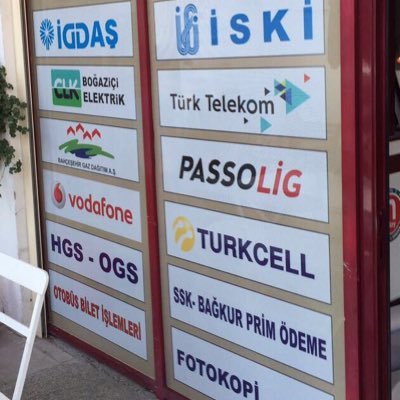 BAHÇEŞEHİR Mavi Çarşı Fatura Ödeme Merkezi. PASSOLİG-BOĞAZ İÇİ ELEKTRİK-GAZ-İGDAŞ-İSKİ-HGS DOLUM-TURKCELL-VODAFONE-TÜRK TELEKOM-ŞEHİRLER ARASI OTOBÜS BİLETİ