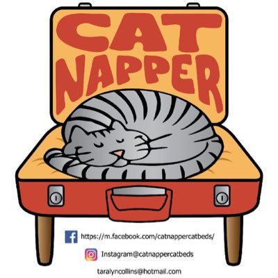 CatNapperCatBed's profile picture. Cat Napper Cat Beds are made from Vintage luggage recycled into Cat Beds available for purchase with a donation from every sale to a local animal shelter🐾❤️