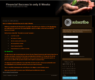 Eightweeks's profile picture. Following a simple Step by Step process to achieve  financial success in only 8 weeks