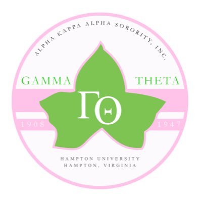 The Gamma Theta Chapter of Alpha Kappa Alpha Sorority, Inc. Chartered on the campus of Hampton University on February 15, 1947💗💚