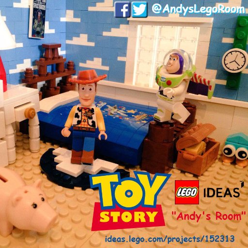 The Official Twitter of Toy Story Andy's Room - Lego Ideas Project