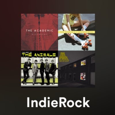 Follow my IndieRock Playlist on Spotify! 210 songs