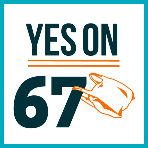 Vote YES on Prop 67 to support California's pioneering plastic bag ban, SB 270. Paid for by Yes on 67 - Protect California's Plastic Bag Ban