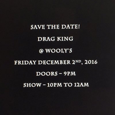 Drag King DSM is an annual sell out event where dollar bills fill the air and the ladies reign King for a night!
