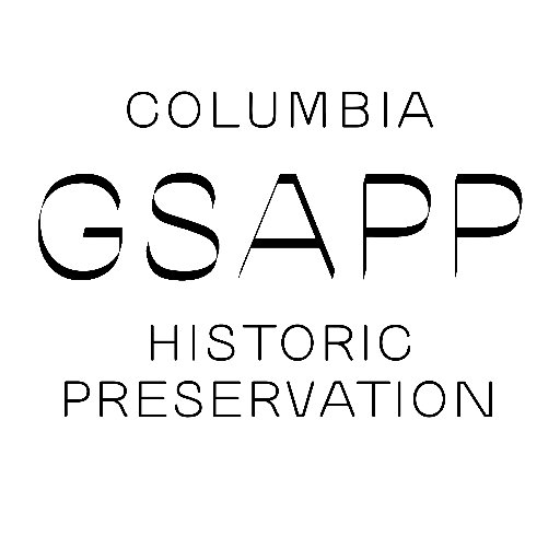 The Historic Preservation program at @Columbia University's Graduate School of Architecture, Planning & Preservation @ColumbiaGSAPP