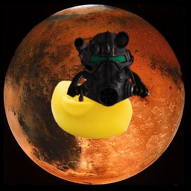 Duck on mars