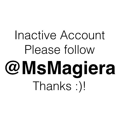 JennieMagiera's profile picture. Please see my active Twitter profile: @MsMagiera
