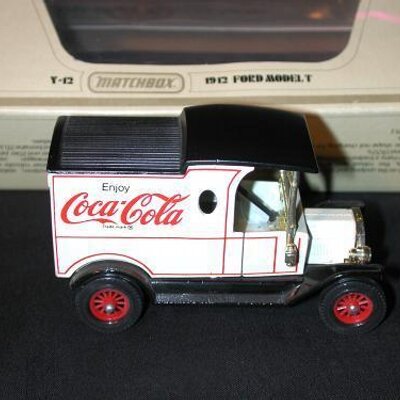 coca cola matchbox cars