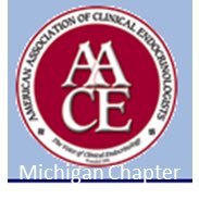 Michigan AACE, American Association of Clinical Endocrinologists, Journal Club, Endocrinology, Thyroid, Diabetes, Adrenal, Parathyroid, Osteoporosis, Hormones