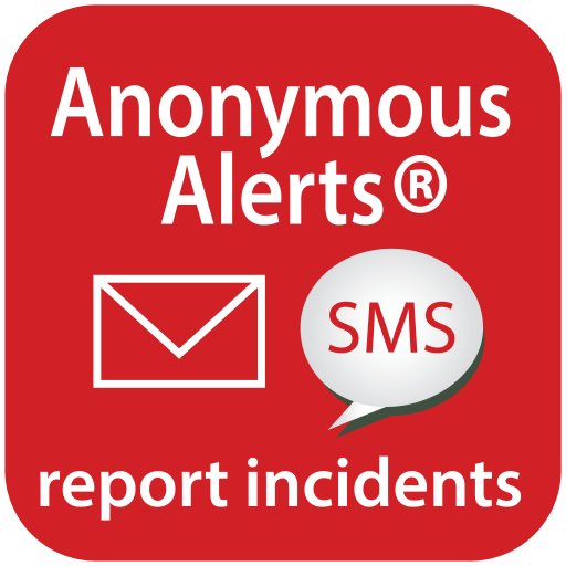 Anonymous Alerts® empowers students  to report bullying & safety issues through anonymous 2-way communications to schools. Patented (U.S. Patent No. 9,071,579)