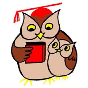 Wise Owl says 'Laugh, Listen, Learn'