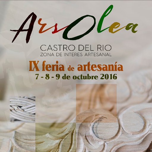 Castro del Río, zona de Interés Artesanal de Andalucía, acoge la IX feria de Artesanía Ars Olea