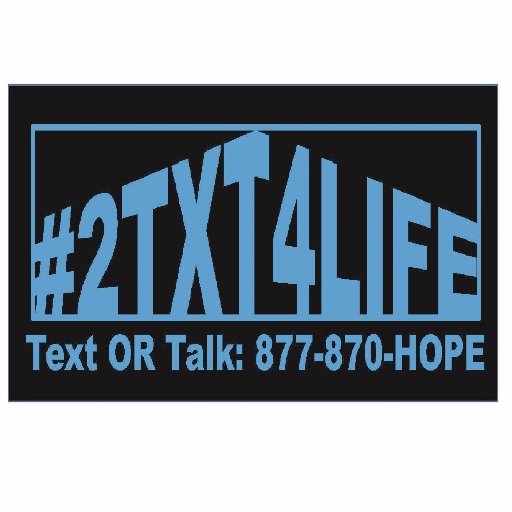 2txt4life - Text or Talk: 877-870-HOPE Berkshire Coalition for Suicide Prevention - We are all seeking to find an alternative to suicide and self-harm!