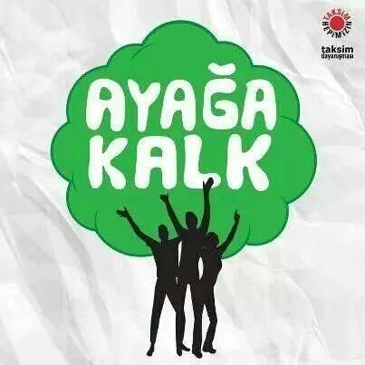 This is both the English and the backup account of @TaksimGeziParki, whose main profile is blocked by the Turkish government.
27.05.2013
#AyağaKalk