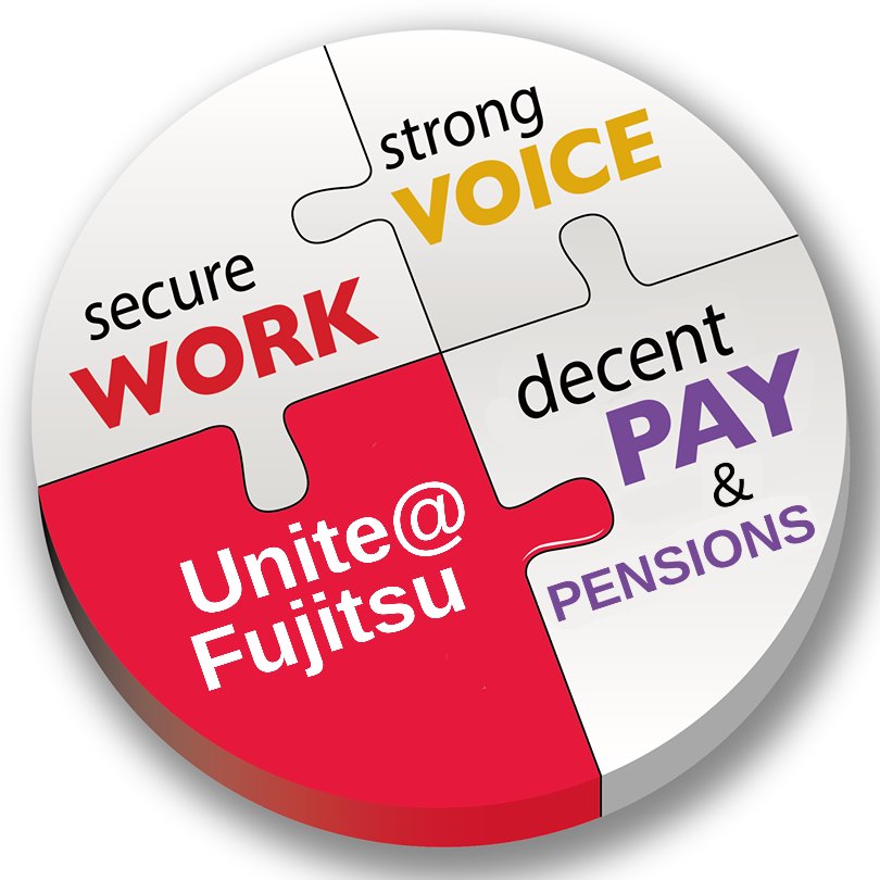 Unite the Union @Fujitsu. https://t.co/0B3K44SEiI https://t.co/MxKpRTV88v  Get Protected at work #Organise2Win  join unite today