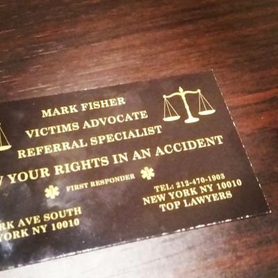 In a car accident, contact me, your guy Mark Fisher. Can get you the fastest, quickest settlement for your case with the most money.  Call/ Email me NOW!!!