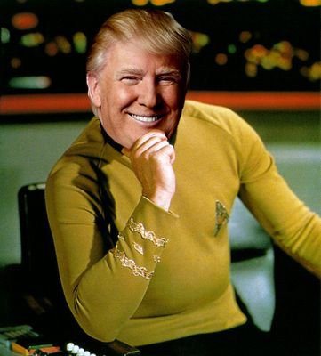 Fans of Star Trek supporting Donald Trump. You can do so, no matter what an actor tells you. Follow us, we'll follow you!