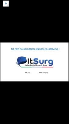 Italian Surgical Research Group | The first Italian Surgical Research Collaborative |