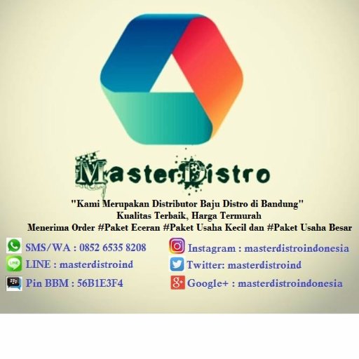 Kami Merupakan Distributor Pakaian Distro Terbaik Di Indonesia

Sms/WA : (0852 6535 8208)
LINE : masterdistroind
Pin BBM : 56B1E3F4
IG: masterdistroindonesia