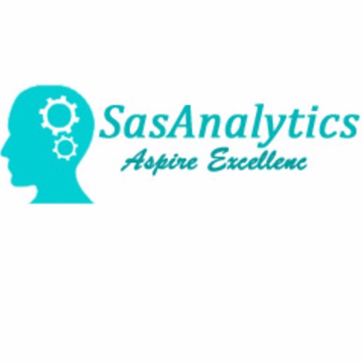 Sasanalytixs's profile picture. SasAnalytics has been founded  by a industry professionals as a provider of accelerated learning destination for anyone looking to make a mark in the Analytics.