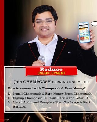 Mahesh Verma was the founder of Champcash App.His mission was to remove unemployment from India through this App without taking any money from users.