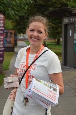 katrineJustS's profile picture. cand.scient.pol. fra Aarhus Universitet, tidligere frivillig i Folkekirkens Nødhjælps Ungdom