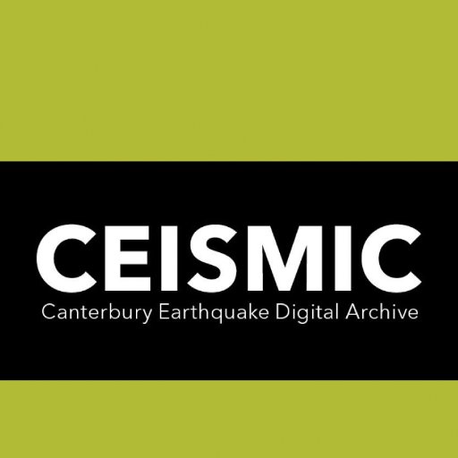 UCCEISMIC's profile picture. Tweets from CEISMIC Canterbury Earthquakes Digital Archive at the University of Canterbury