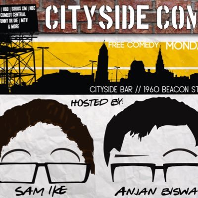 Free Comedy every Monday! 1960 Beacon St Boston. 830pm! Hosted by @TheSamIke and @whatsananjan @cityside