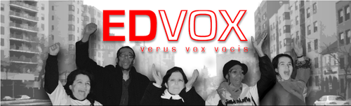 EdVoxBlog's profile picture. EdVox is “verus vox vocis”, the Education Voice of The People.

Hear what these voices have to say about NYC education policy at http://t.co/m3f0Dw0zI7.