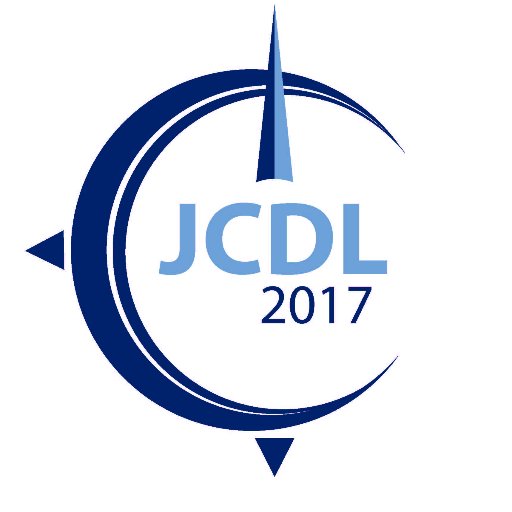 Joint Conference on Digital Libraries (JCDL '17) at the University of Toronto. June 19-23, 2017. Sponsored by ACM-SIGWeb/ACM-SIGIR/IEEE-CS. #jcdl2017
